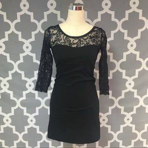 Urban Outfitters Black Lace Dress
